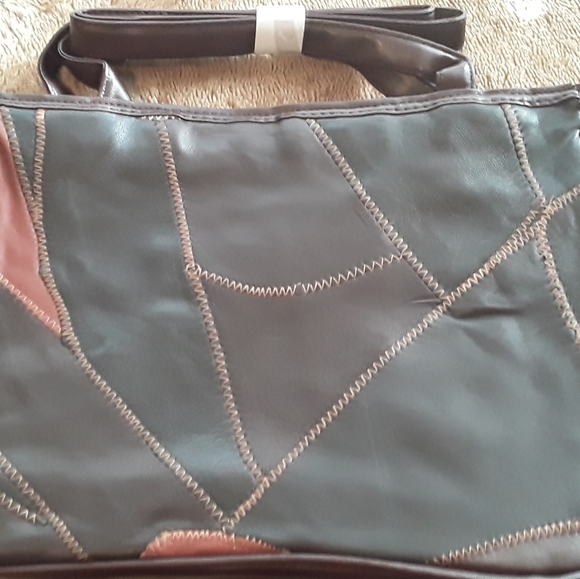 Handbags - Patchwork Shoulder Strap Purse